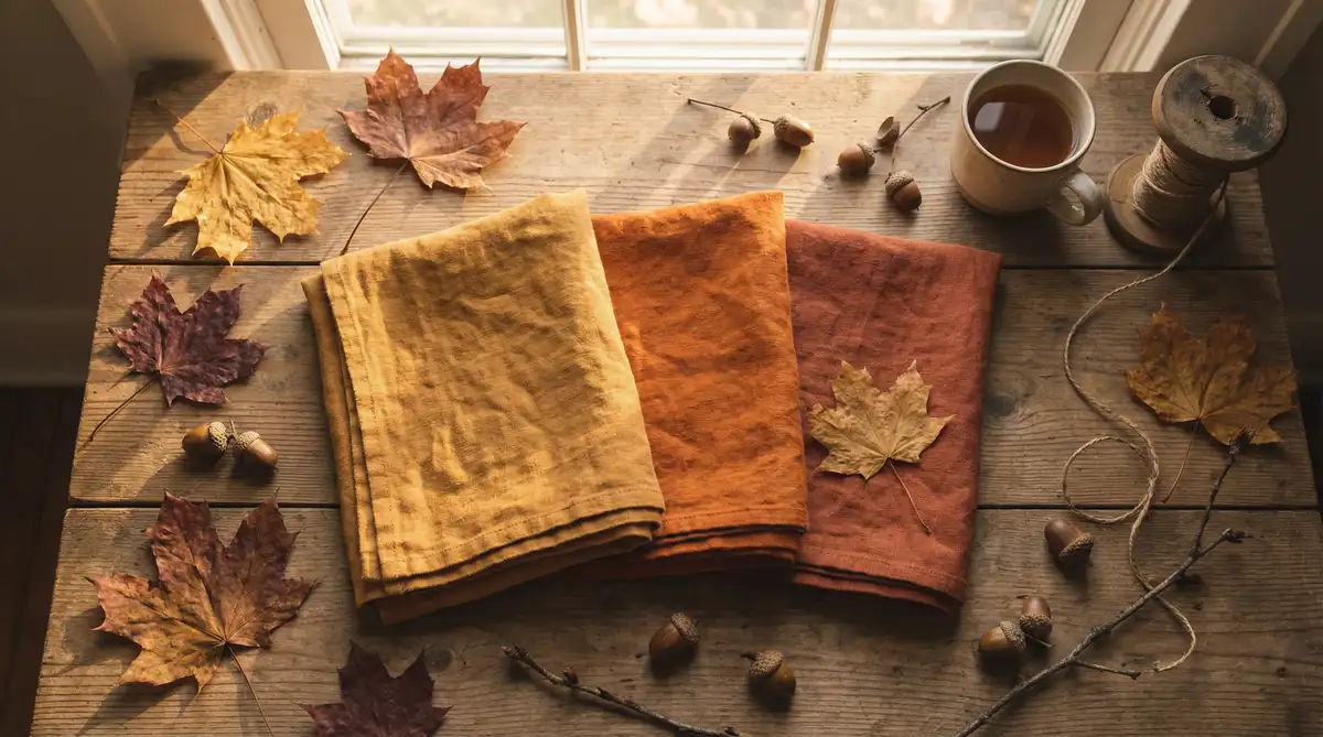 秋之枫染 - 植物染秋色布艺 | 麻豆传媒