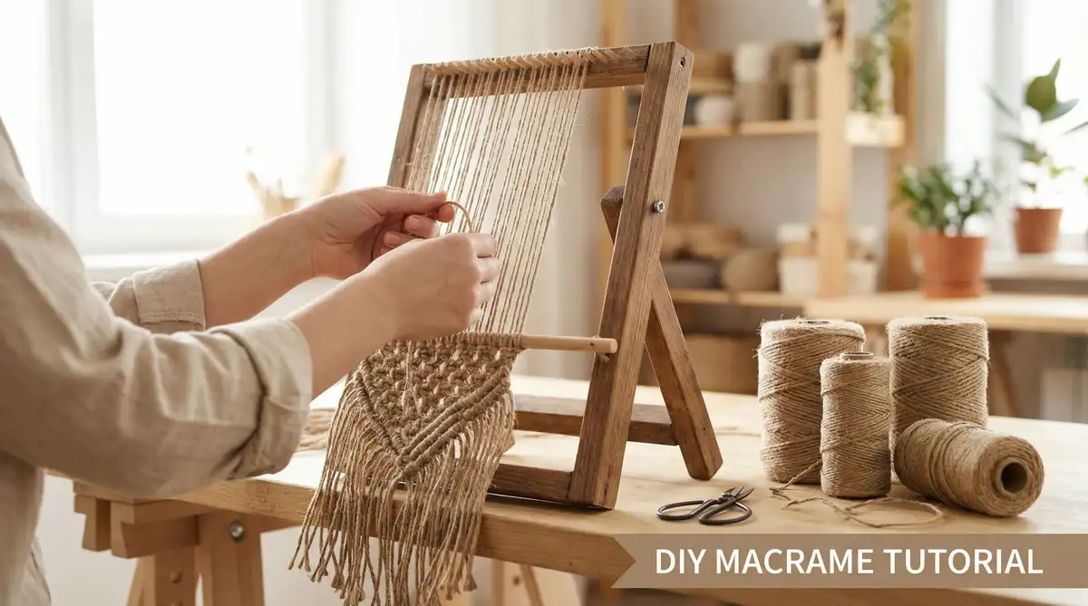 麻线编织教学：基础结法 | 麻豆传媒